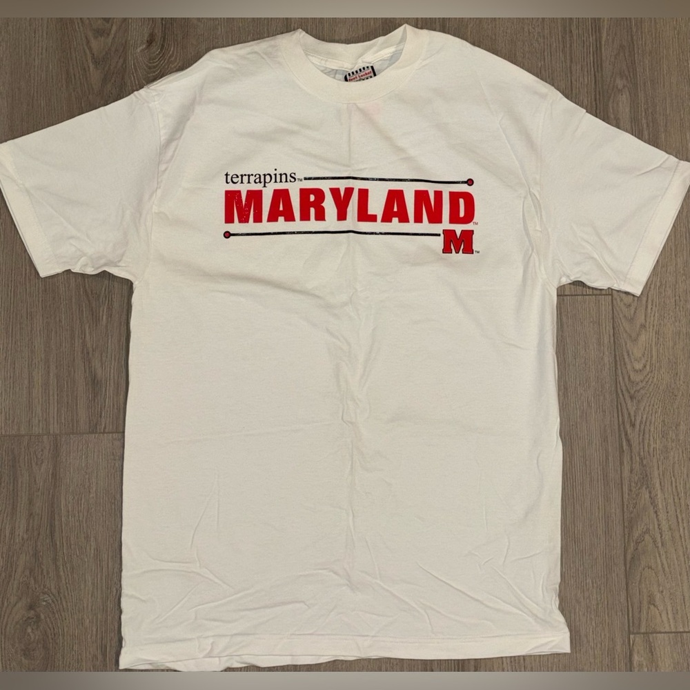 FOOT LOCKER BRAND UNIVERSITY OF MARYLAND LOT OF 2 MENS TSHIRTS SIZE LARGE NWT - Picture 2 of 5